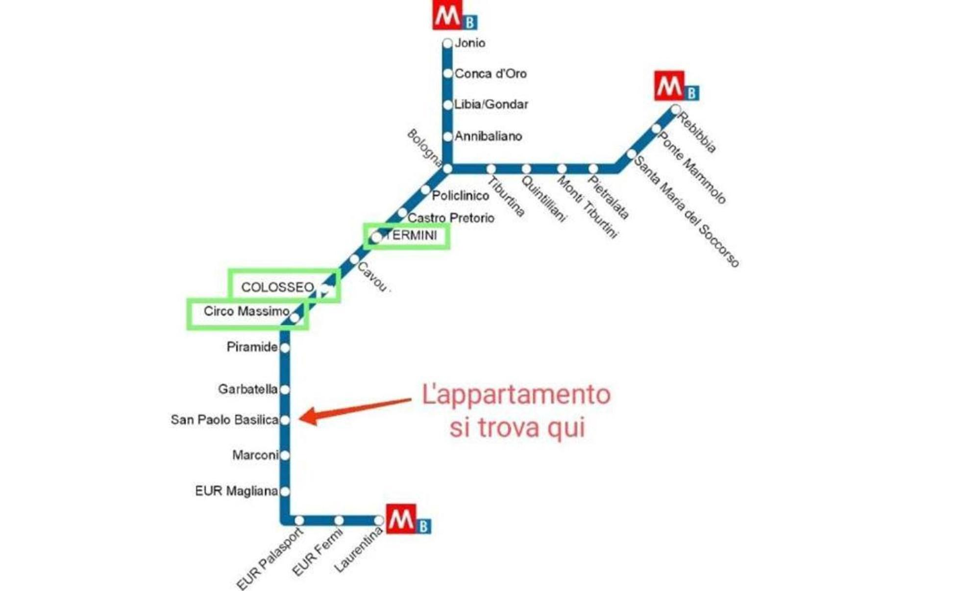 Casa Paolina A Metro San Paolo Appartement Rome Buitenkant foto